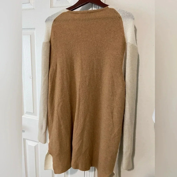Madewell Cream and Tan Wool Cardigan - Size xl - Picture 9 of 16